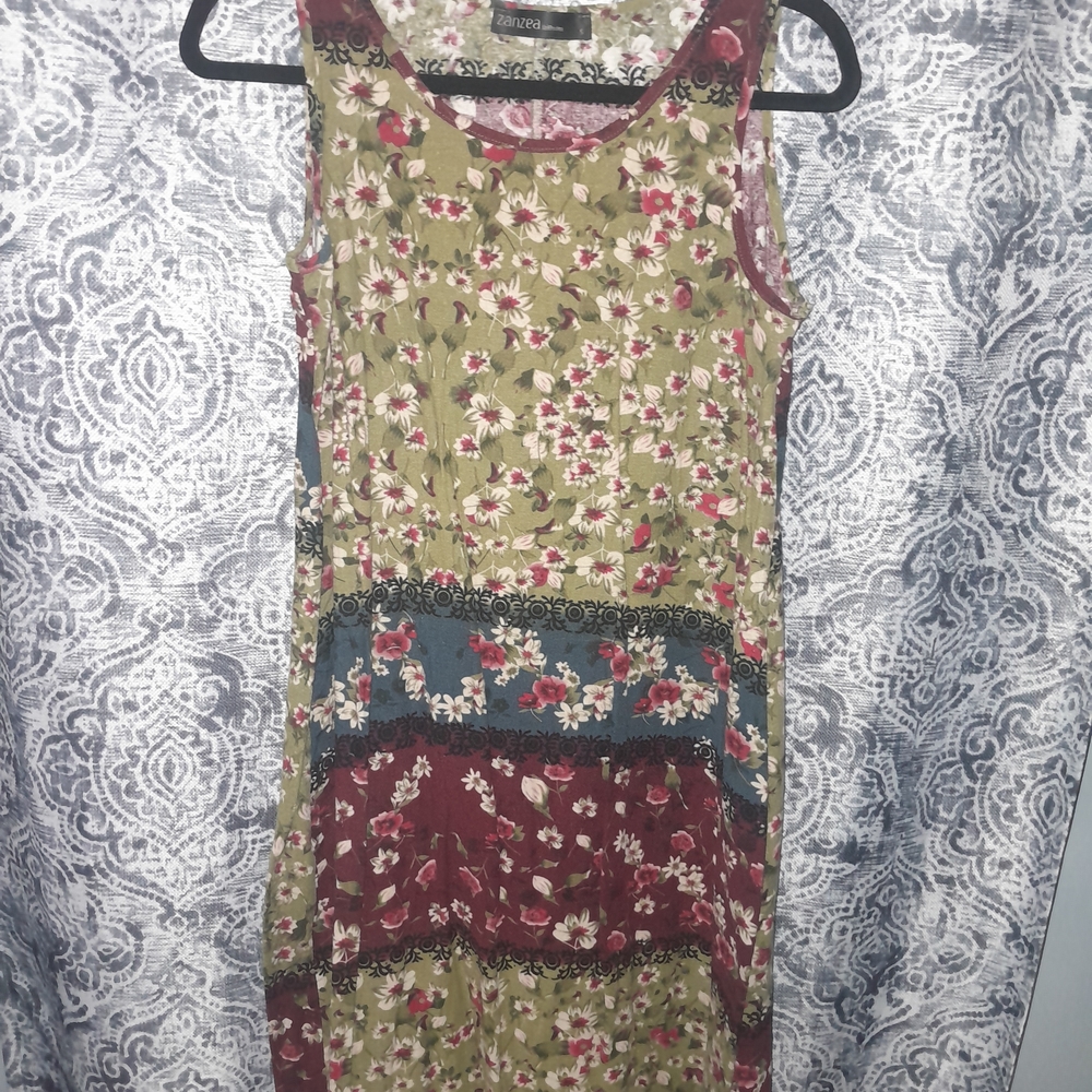 Zanzea Multicolor Floral Maxi Dress